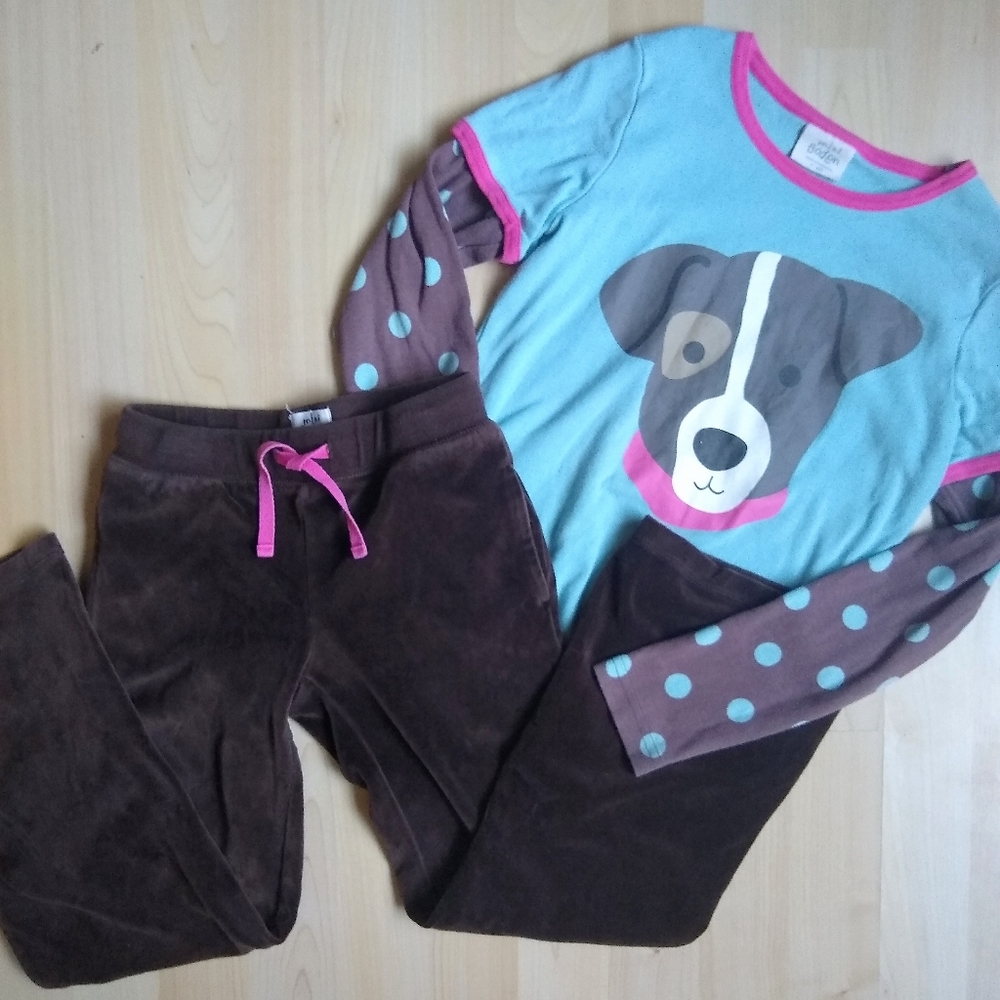 Mini Boden Girls Matching Set Sz 9